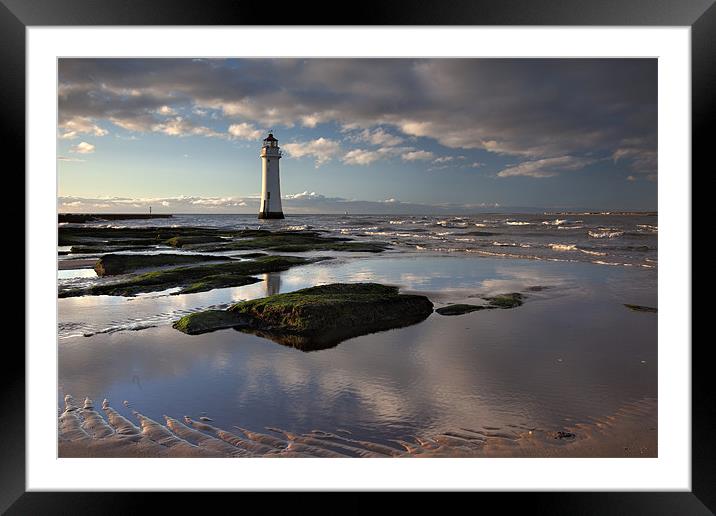Perch Rock Lighthouse Framed Mounted Print by Steve Glover
