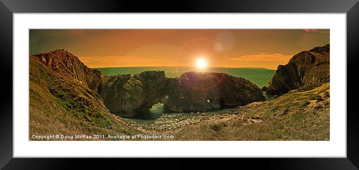 Stair Hole Framed Mounted Print by Doug McRae