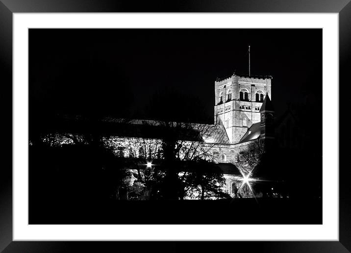 St Albans Cathedral Framed Mounted Print by Doug McRae