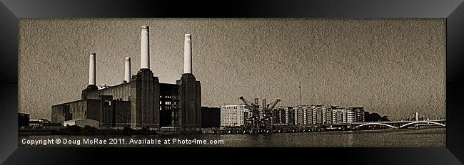 Battersea Power station Framed Print by Doug McRae