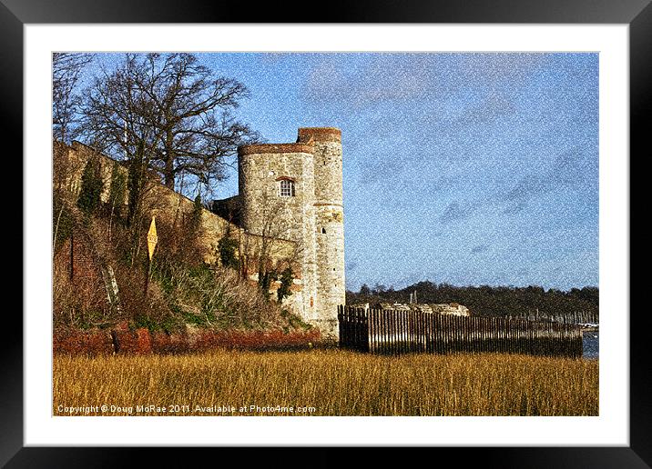 Upnor castle Framed Mounted Print by Doug McRae