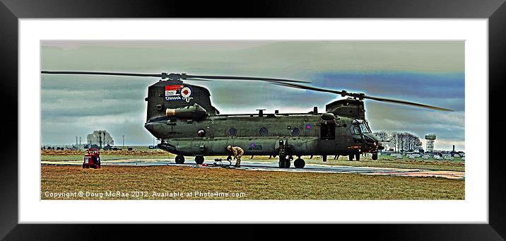 Chinook Framed Mounted Print by Doug McRae