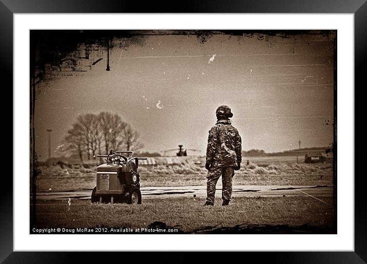 Waiting Framed Mounted Print by Doug McRae