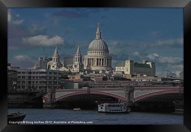 St Paul's Cathedral Framed Print by Doug McRae