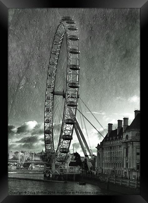 london eye Framed Print by Doug McRae