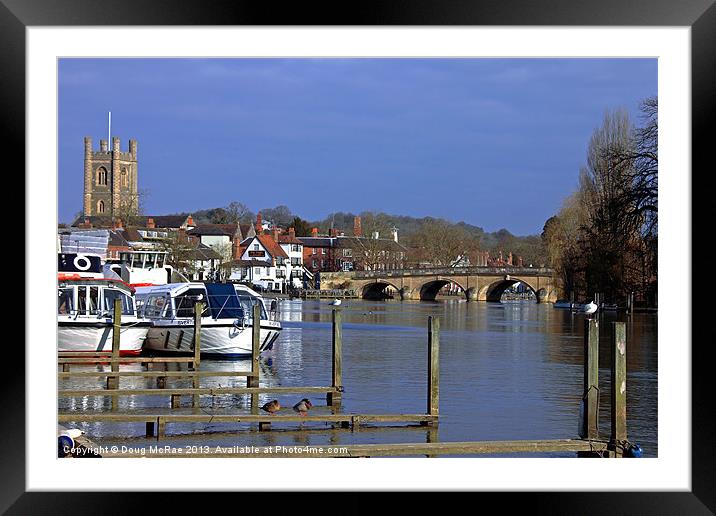 Henley-on-Thames Framed Mounted Print by Doug McRae