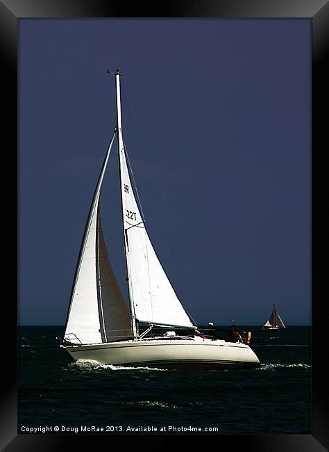 Sailing Framed Print by Doug McRae