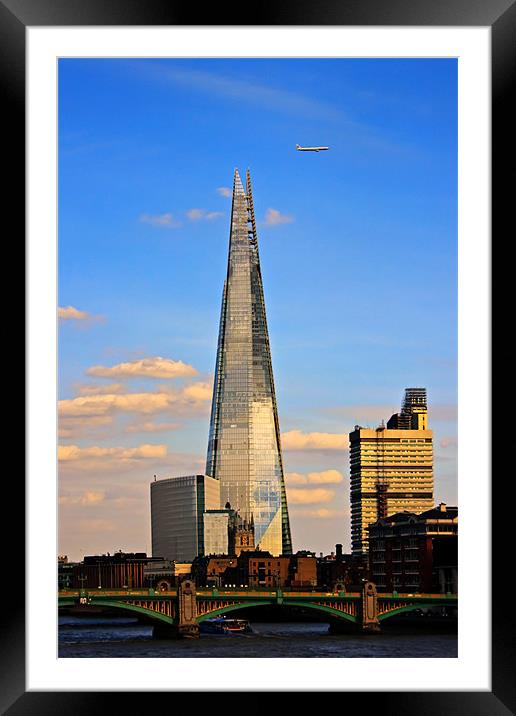 The shard Framed Mounted Print by Doug McRae