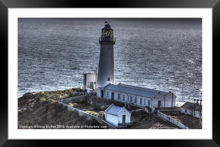 South Stack Framed Mounted Print by Doug McRae