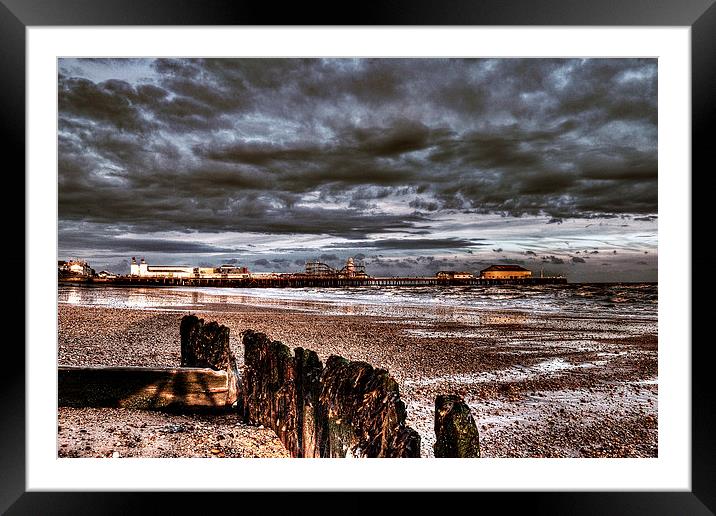 storm over clacton-on-sea Framed Mounted Print by Doug McRae