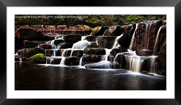  waterfall Framed Mounted Print by Doug McRae