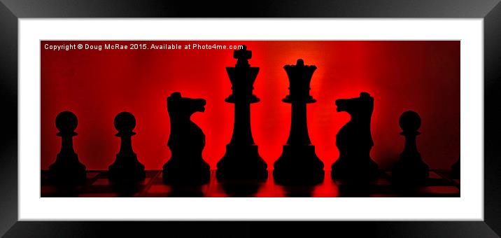  chess  Framed Mounted Print by Doug McRae