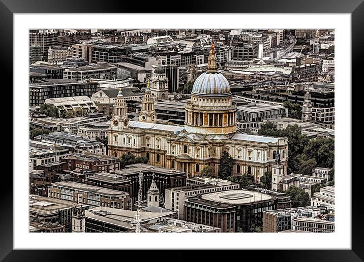 St Paul's Cathedral Framed Mounted Print by Doug McRae