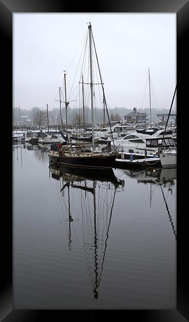 Sail boat Framed Print by Doug McRae