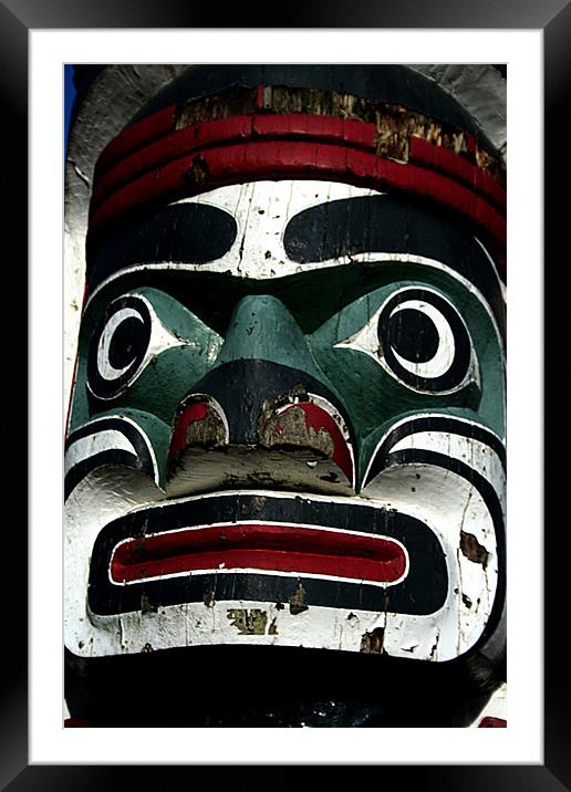 Totem Framed Mounted Print by Doug McRae