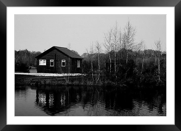 Boat House Framed Mounted Print by Doug McRae