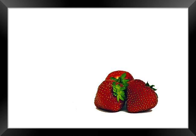 Strawberries Framed Print by Doug McRae