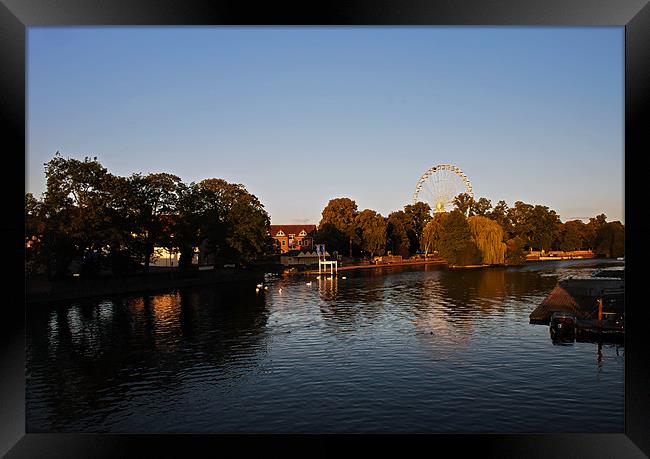 Peace on the thames Framed Print by Doug McRae