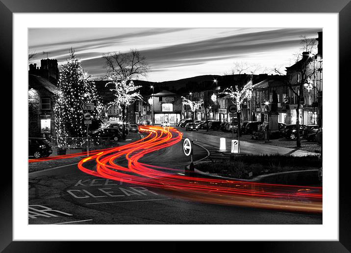 Skipton Town Centre Framed Mounted Print by Sandi-Cockayne ADPS