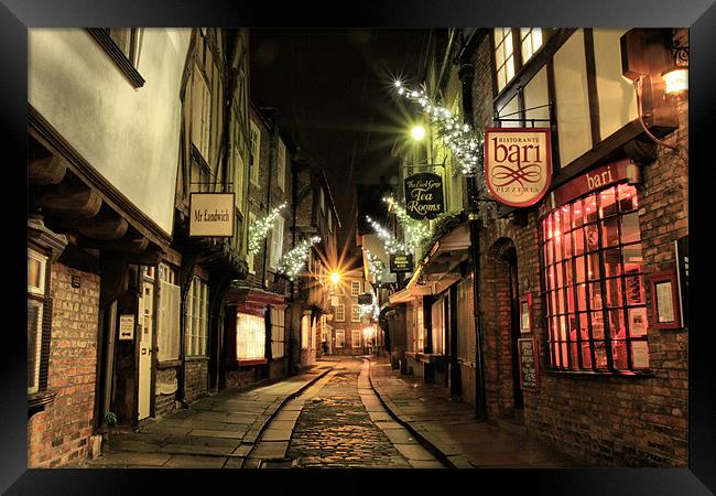 The Shambles, York Framed Print by Sandi-Cockayne ADPS