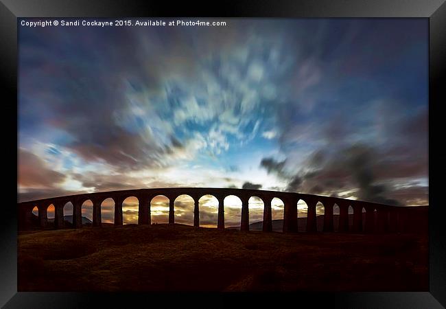  The Iconic Ribblehead Viaduct Framed Print by Sandi-Cockayne ADPS