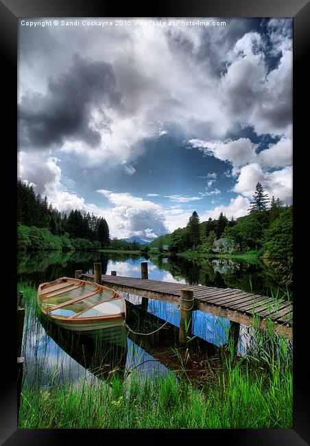  Boat On Loch Ard (Portrait) Framed Print by Sandi-Cockayne ADPS