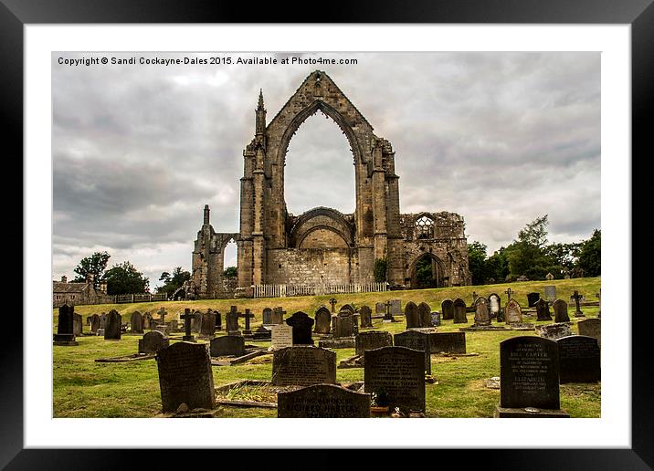 Bolton Abbey In Summer Framed Mounted Print by Sandi-Cockayne ADPS