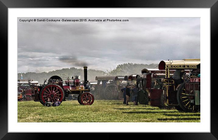  Smoke & Steam! Framed Mounted Print by Sandi-Cockayne ADPS