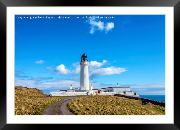 Mull of Galloway Lighthouse II Framed Mounted Print by Sandi-Cockayne ADPS