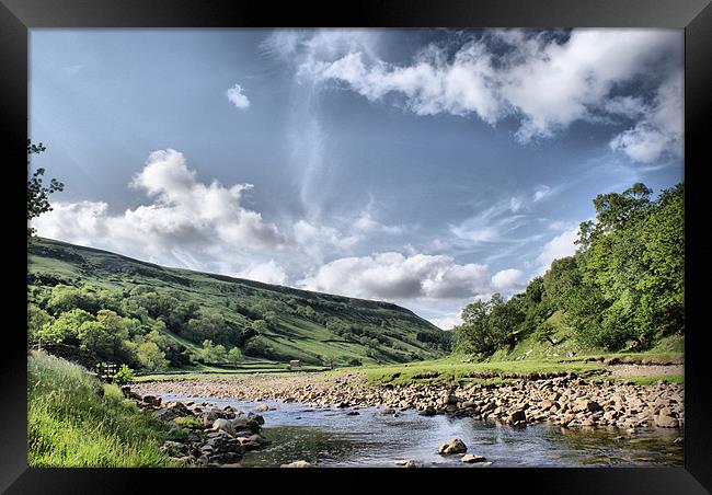 Dalescape ~ River Swale In Swaledale #2 Framed Print by Sandi-Cockayne ADPS