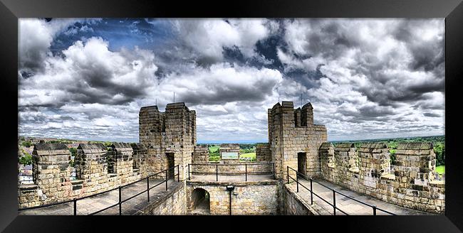 Richmond Castle Fortification ~ Panorama Framed Print by Sandi-Cockayne ADPS
