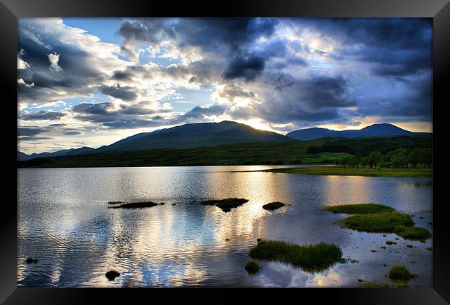 Loch at Rannoch Moor Framed Print by Sandi-Cockayne ADPS