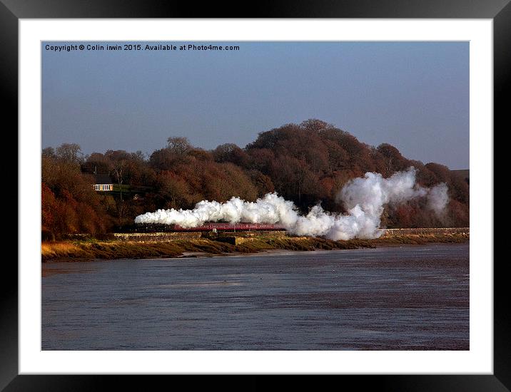 THE CATHEDRALS EXPRESS Framed Mounted Print by Colin irwin