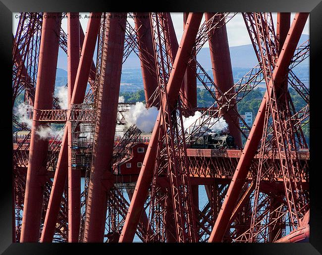 Forth Bridge Close up Framed Print by Colin irwin