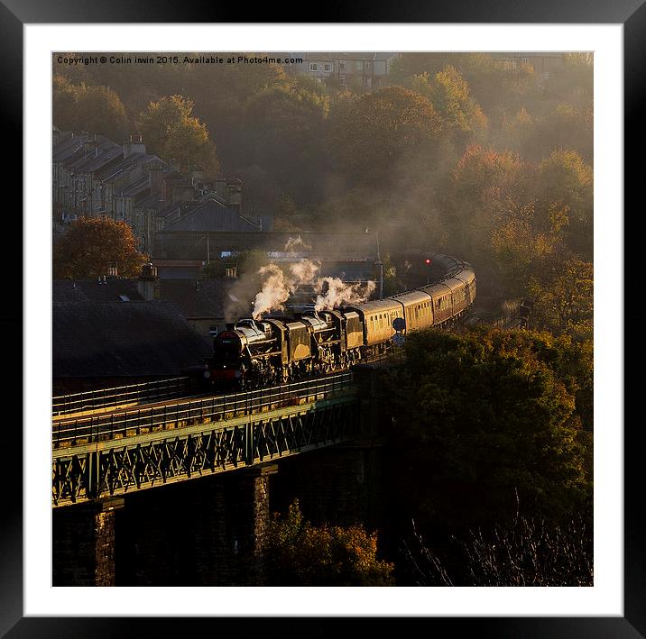 THE TIN BATH at Huddersfield  Framed Mounted Print by Colin irwin