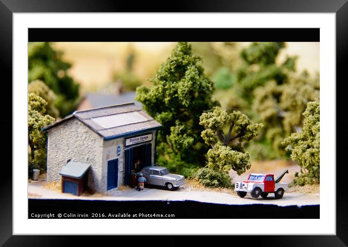 Beetons Garage Framed Mounted Print by Colin irwin