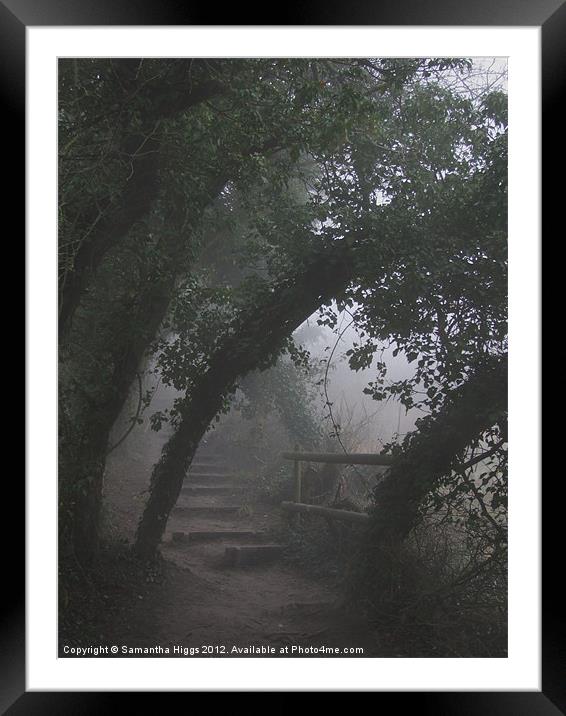 Mysterious Path Framed Mounted Print by Samantha Higgs