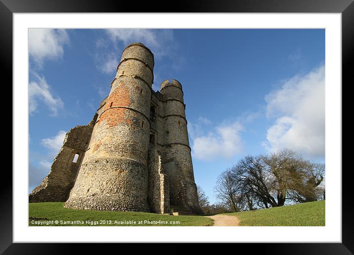 Donnington Castle Framed Mounted Print by Samantha Higgs
