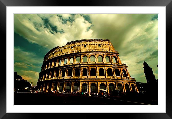 Colosseum - Rome Framed Mounted Print by Samantha Higgs