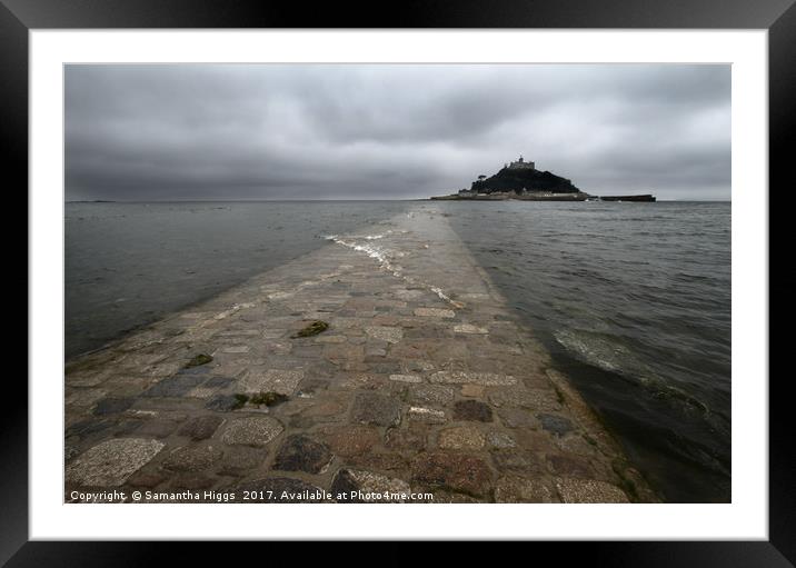 St Michael’s Mount, Cornwall Framed Mounted Print by Samantha Higgs