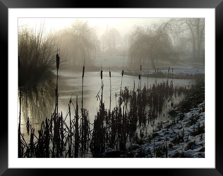 Morning on the Golf Course Framed Mounted Print by Samantha Higgs