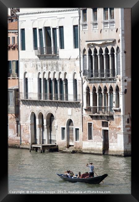 Venice Framed Print by Samantha Higgs