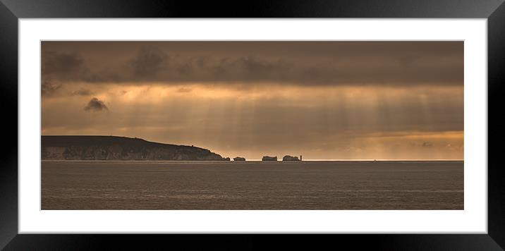 The Needles Framed Mounted Print by Orange FrameStudio