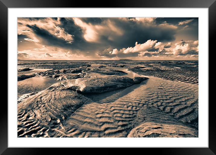 Wild beach Framed Mounted Print by Orange FrameStudio