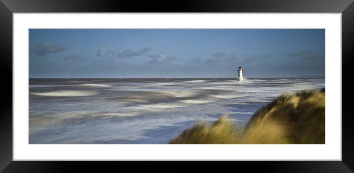 Talacre View Framed Mounted Print by Orange FrameStudio