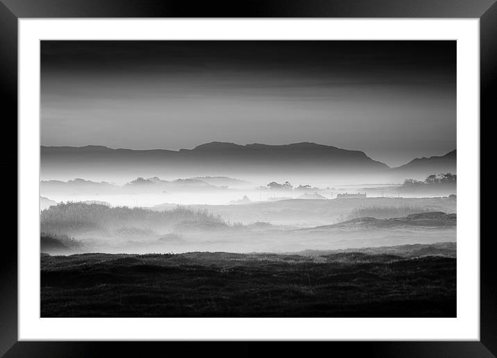 Morning mist Framed Mounted Print by Orange FrameStudio