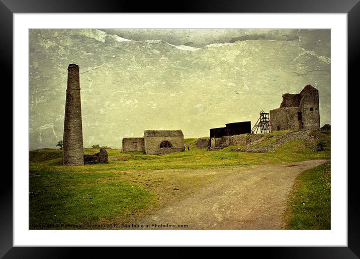 Magpie Mine Derbyshire.. Framed Mounted Print by Rosanna Zavanaiu