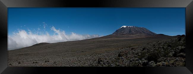 Kilimanjaro Framed Print by Massimiliano Acquisti