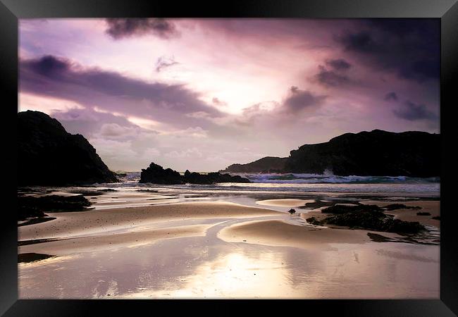 Trearddur Bay on the north of Anglesey, Wales Framed Print by Jennifer Mannion
