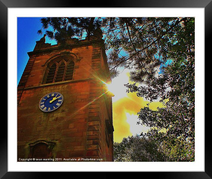 St. Michaels church Framed Mounted Print by Sean Wareing